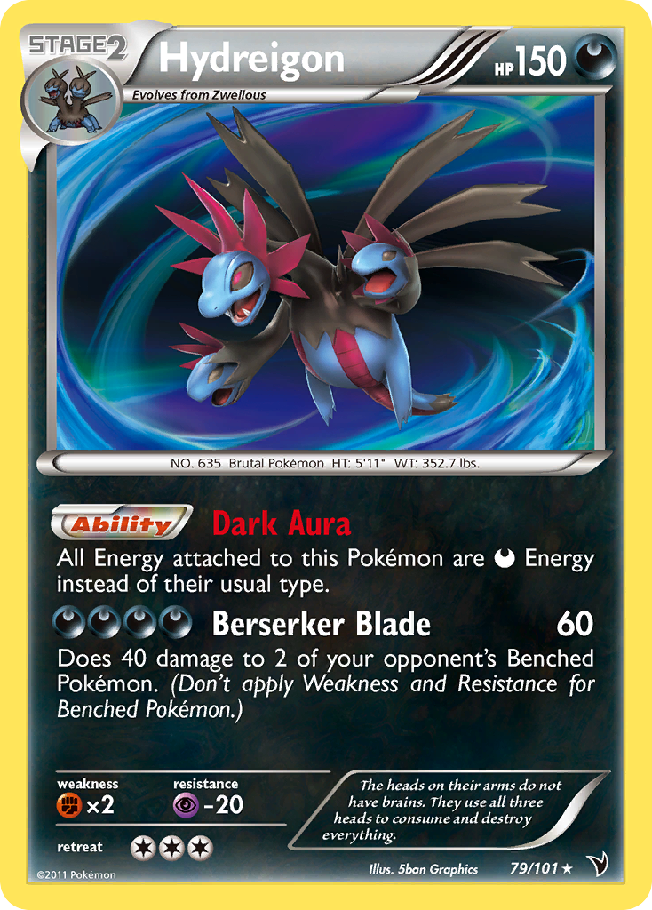 Hydreigon (79/101) [Black & White: Noble Victories] | Jomio and Rueliete's Cards and Comics