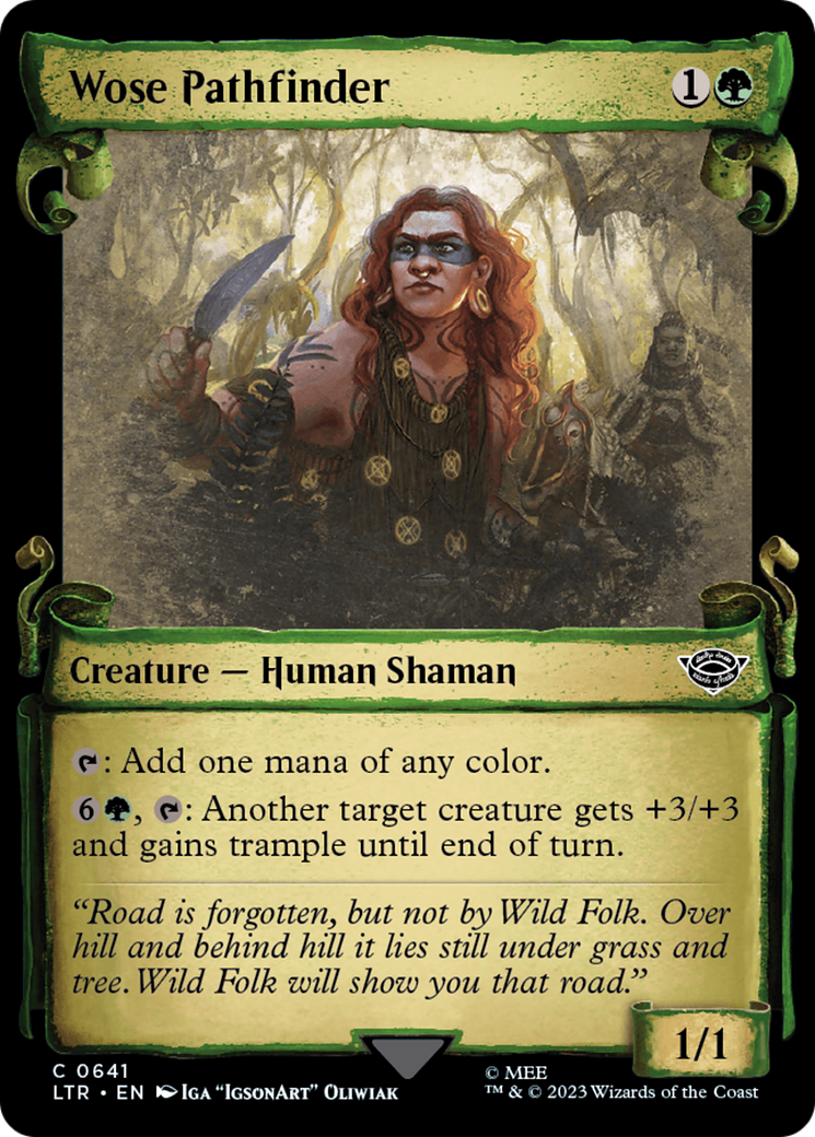 Wose Pathfinder [The Lord of the Rings: Tales of Middle-Earth Showcase Scrolls] | Jomio and Rueliete's Cards and Comics