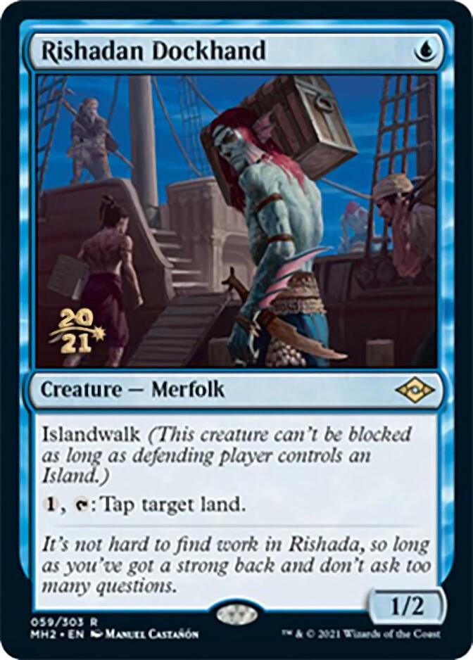 Rishadan Dockhand [Modern Horizons 2 Prerelease Promos] | Jomio and Rueliete's Cards and Comics