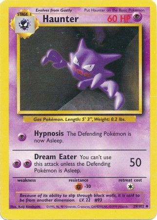 Haunter (29/102) [Base Set Unlimited] | Jomio and Rueliete's Cards and Comics