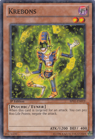 Krebons [BP01-EN019] Starfoil Rare | Jomio and Rueliete's Cards and Comics