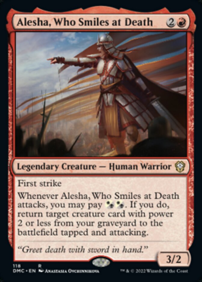 Alesha, Who Smiles at Death [Dominaria United Commander] | Jomio and Rueliete's Cards and Comics