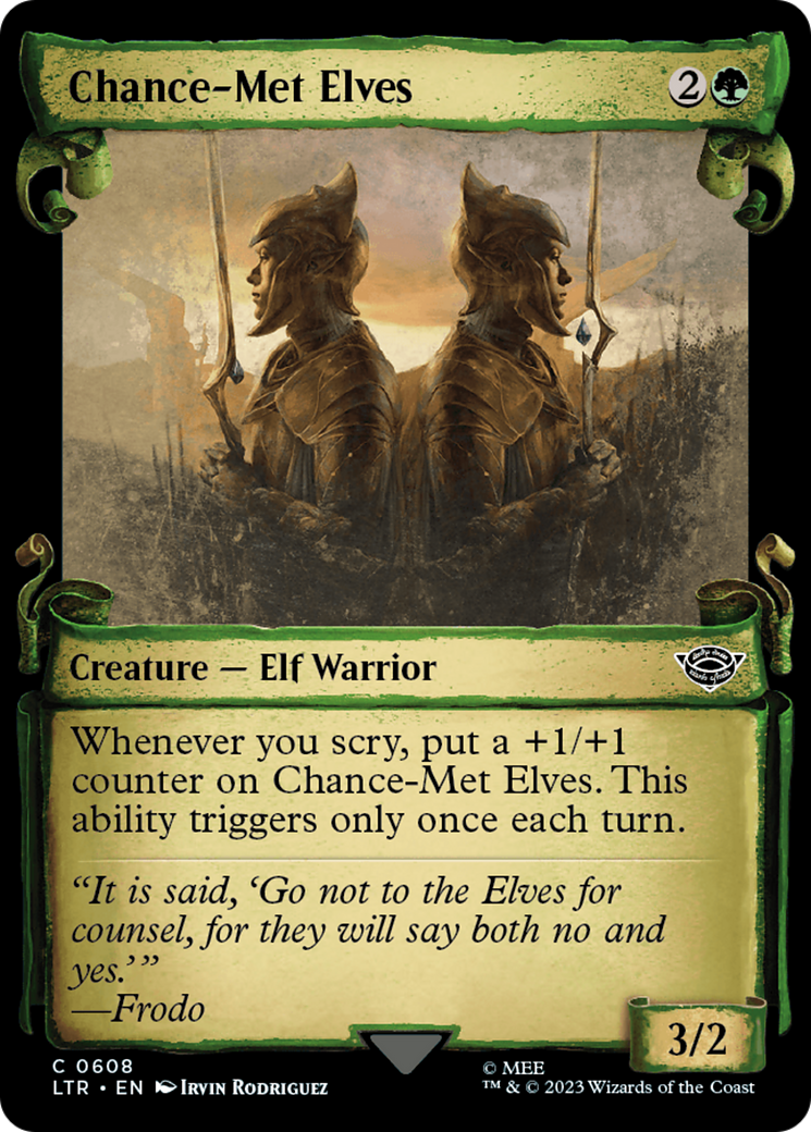 Chance-Met Elves [The Lord of the Rings: Tales of Middle-Earth Showcase Scrolls] | Jomio and Rueliete's Cards and Comics