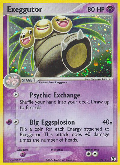 Exeggutor (5/112) [EX: FireRed & LeafGreen] | Jomio and Rueliete's Cards and Comics