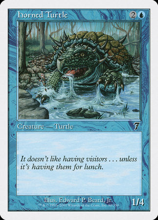 Horned Turtle [Seventh Edition] | Jomio and Rueliete's Cards and Comics