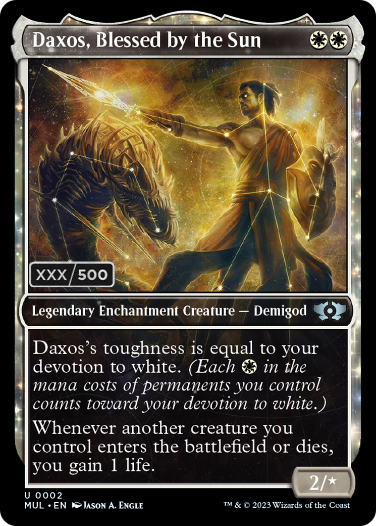 Daxos, Blessed by the Sun (Serialized) [Multiverse Legends] | Jomio and Rueliete's Cards and Comics