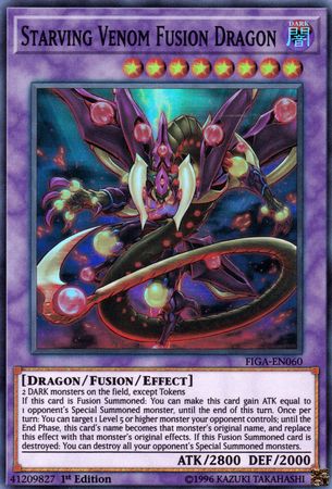 Starving Venom Fusion Dragon [FIGA-EN060] Super Rare | Jomio and Rueliete's Cards and Comics