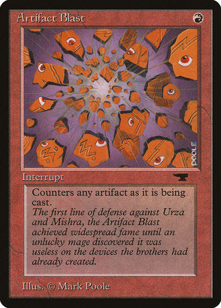 Artifact Blast [Antiquities] | Jomio and Rueliete's Cards and Comics