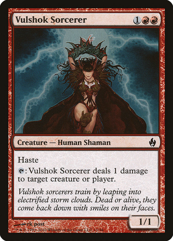 Vulshok Sorcerer [Premium Deck Series: Fire and Lightning] | Jomio and Rueliete's Cards and Comics