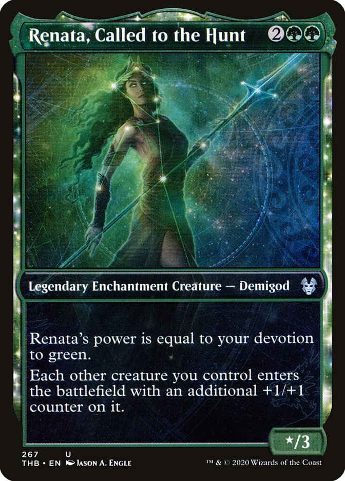 Renata, Called to the Hunt (Showcase) [Theros Beyond Death] | Jomio and Rueliete's Cards and Comics