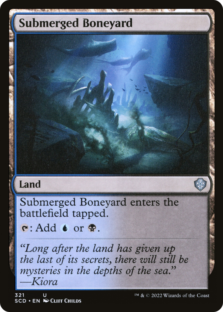 Submerged Boneyard [Starter Commander Decks] | Jomio and Rueliete's Cards and Comics