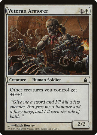 Veteran Armorer [Ravnica: City of Guilds] | Jomio and Rueliete's Cards and Comics