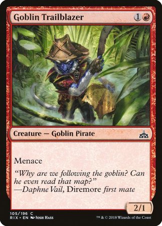 Goblin Trailblazer [Rivals of Ixalan] | Jomio and Rueliete's Cards and Comics