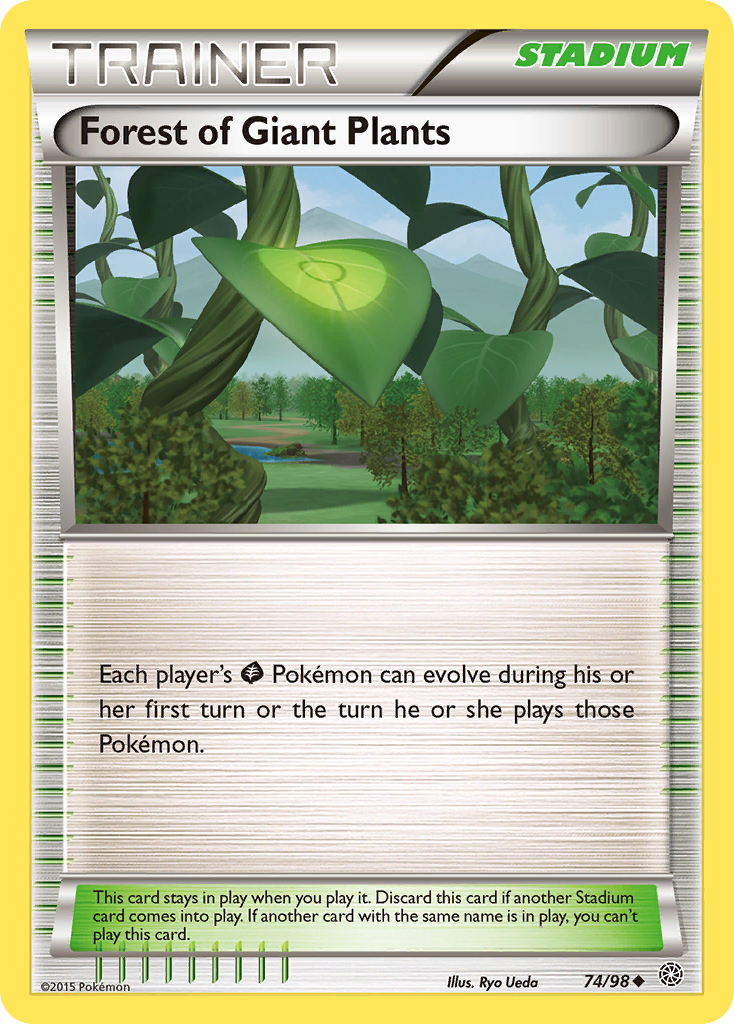Forest of Giant Plants (74/98) [XY: Ancient Origins] | Jomio and Rueliete's Cards and Comics