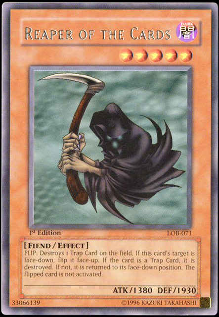 Reaper of the Cards [LOB-071] Rare | Jomio and Rueliete's Cards and Comics