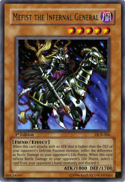 Mefist the Infernal General [DCR-066] Rare | Jomio and Rueliete's Cards and Comics