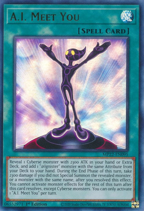 A.I. Meet You [MP22-EN095] Ultra Rare | Jomio and Rueliete's Cards and Comics