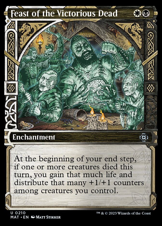 Feast of the Victorious Dead (Showcase Halo Foil) [March of the Machine: The Aftermath] | Jomio and Rueliete's Cards and Comics