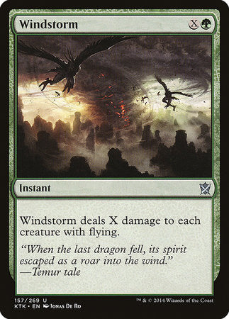 Windstorm [Khans of Tarkir] | Jomio and Rueliete's Cards and Comics