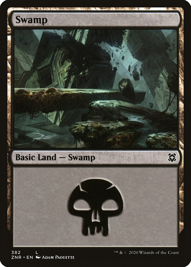 Swamp (382) [Zendikar Rising] | Jomio and Rueliete's Cards and Comics