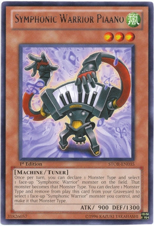 Symphonic Warrior Piaano [STOR-EN035] Rare | Jomio and Rueliete's Cards and Comics
