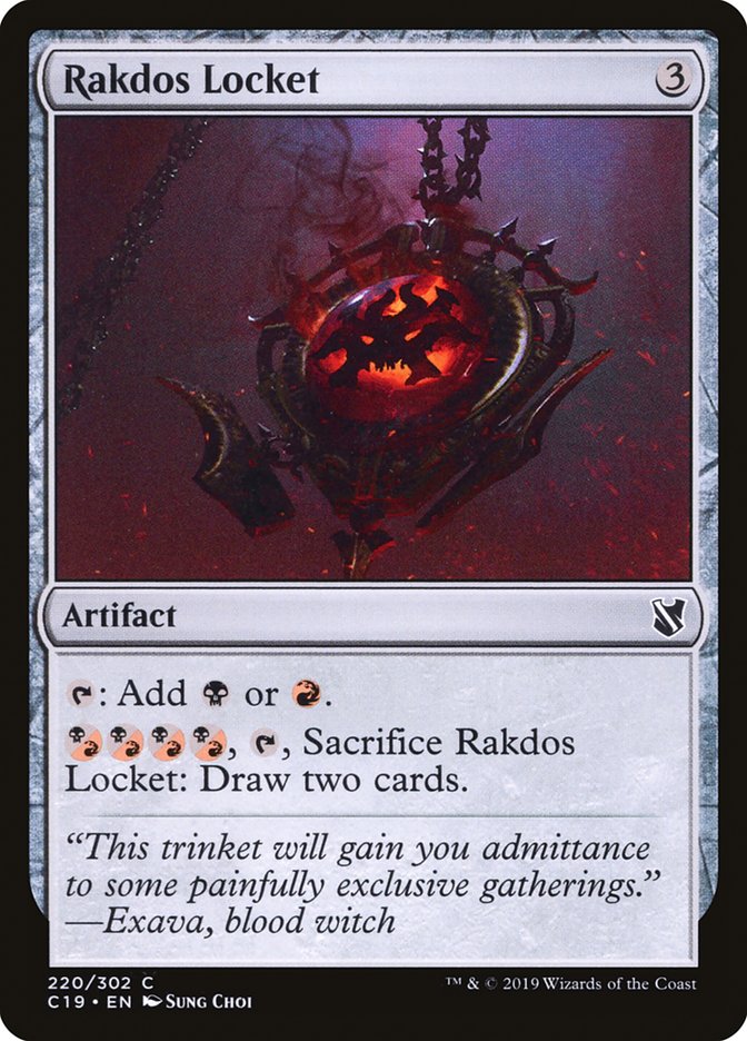Rakdos Locket [Commander 2019] | Jomio and Rueliete's Cards and Comics
