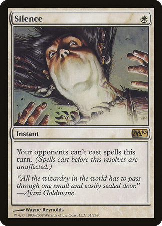 Silence [Magic 2010] | Jomio and Rueliete's Cards and Comics