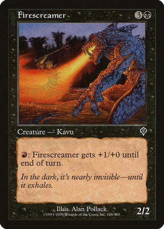 Firescreamer [Invasion] | Jomio and Rueliete's Cards and Comics