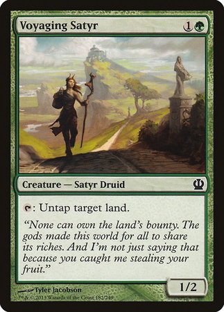 Voyaging Satyr [Theros] | Jomio and Rueliete's Cards and Comics
