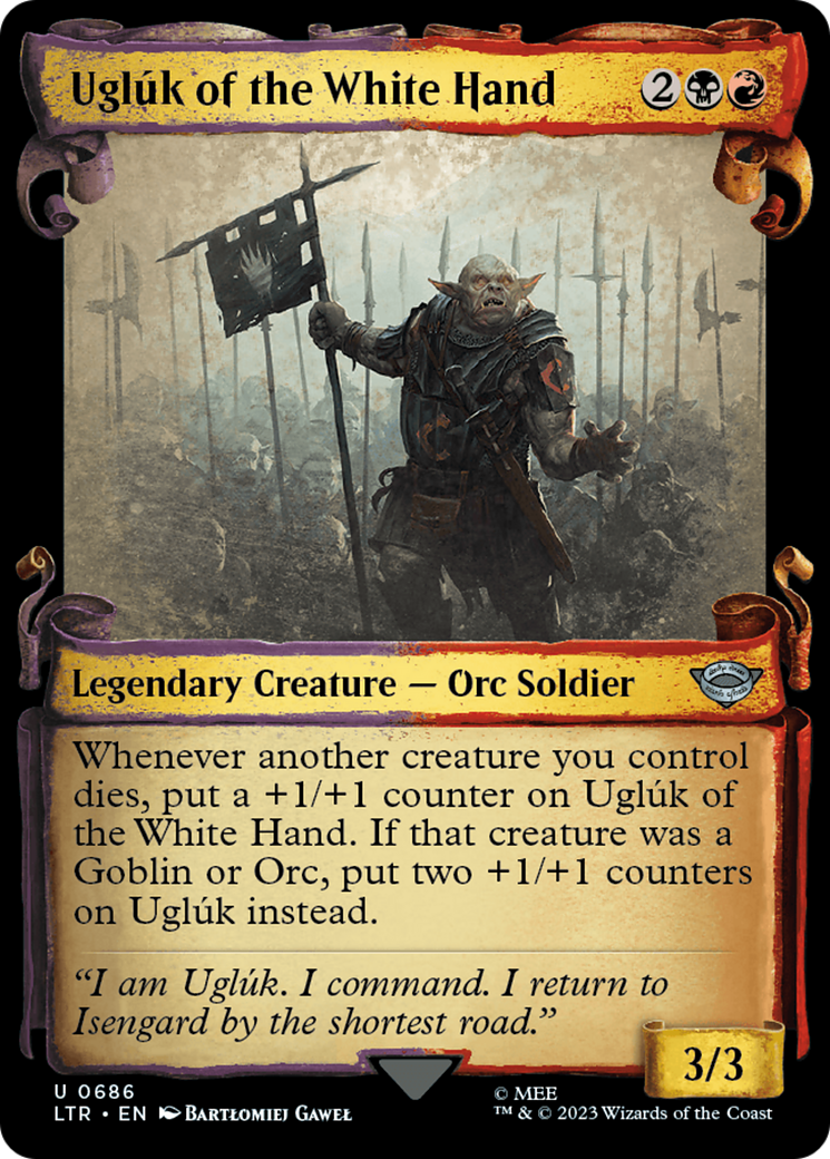 Ugluk of the White Hand [The Lord of the Rings: Tales of Middle-Earth Showcase Scrolls] | Jomio and Rueliete's Cards and Comics