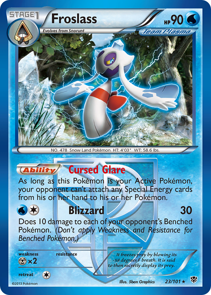 Froslass (23/101) [Black & White: Plasma Blast] | Jomio and Rueliete's Cards and Comics
