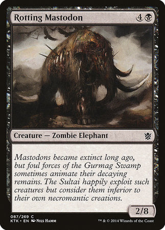 Rotting Mastodon [Khans of Tarkir] | Jomio and Rueliete's Cards and Comics