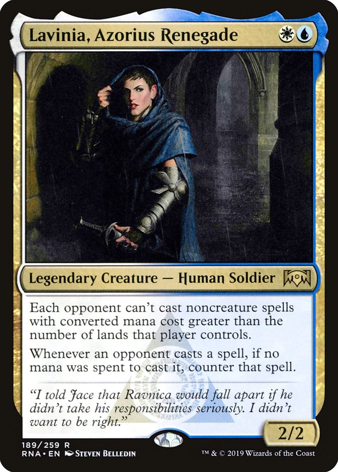 Lavinia, Azorius Renegade [Ravnica Allegiance] | Jomio and Rueliete's Cards and Comics