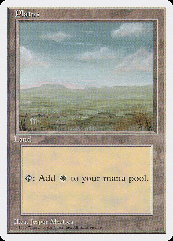 Plains (Signature on Bottom Left) [Introductory Two-Player Set] | Jomio and Rueliete's Cards and Comics