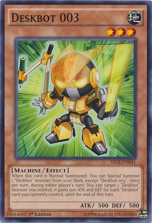 Deskbot 003 [SECE-EN041] Common | Jomio and Rueliete's Cards and Comics
