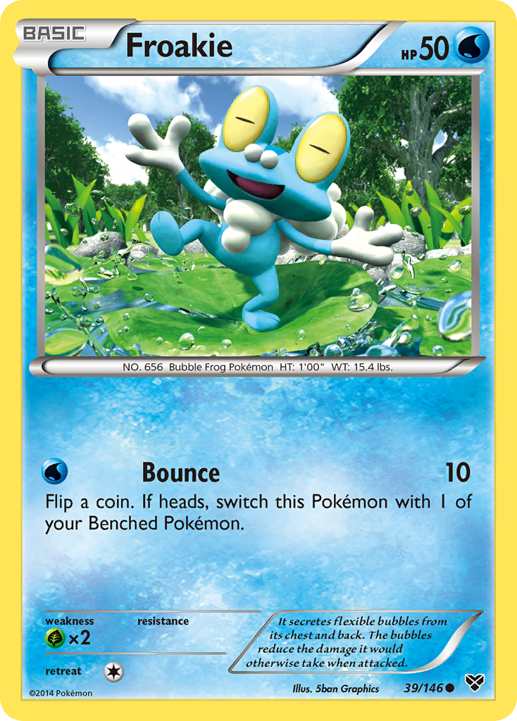 Froakie (39/146) [XY: Base Set] | Jomio and Rueliete's Cards and Comics