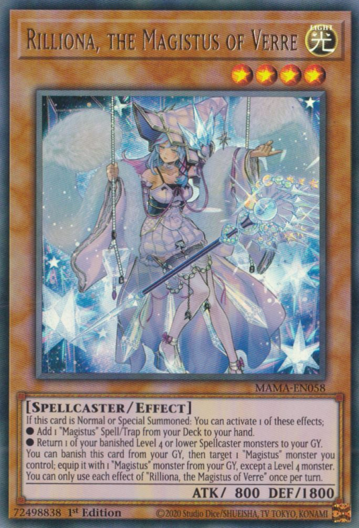 Rilliona, the Magistus of Verre [MAMA-EN058] Ultra Rare | Jomio and Rueliete's Cards and Comics