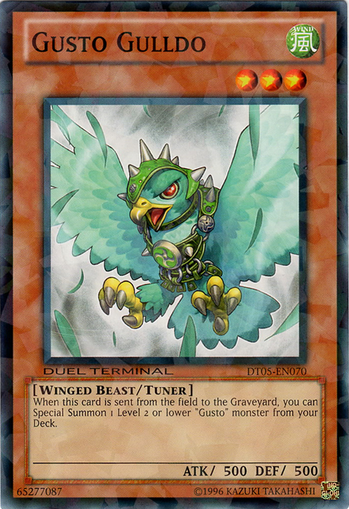 Gusto Gulldo [DT05-EN070] Common | Jomio and Rueliete's Cards and Comics
