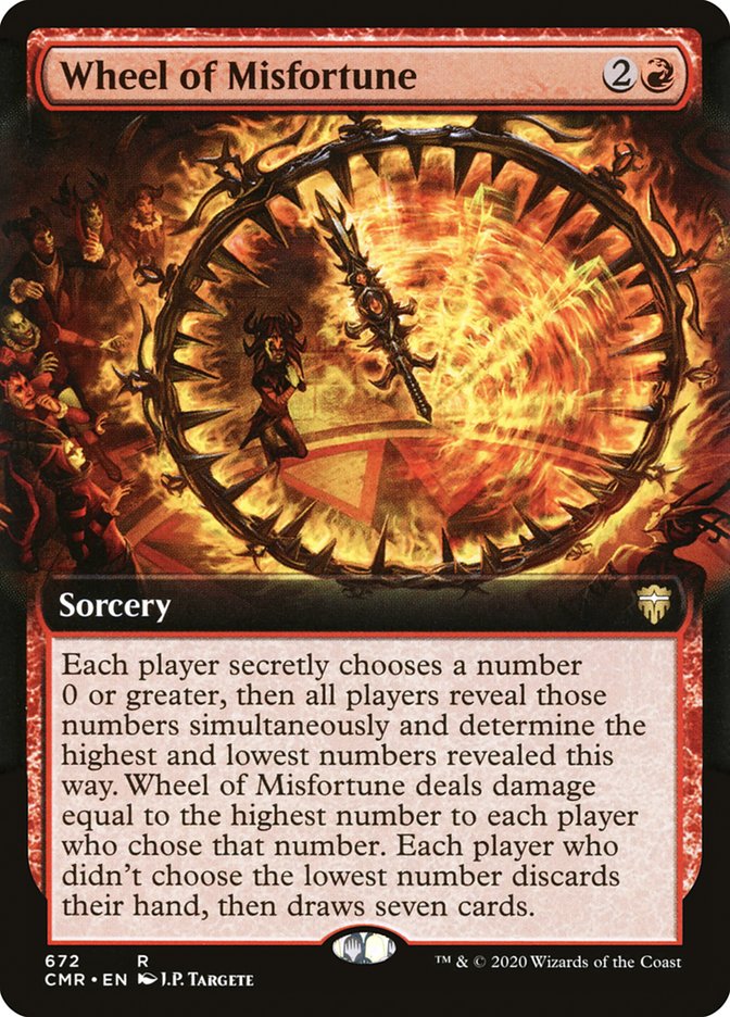 Wheel of Misfortune (Extended Art) [Commander Legends] | Jomio and Rueliete's Cards and Comics