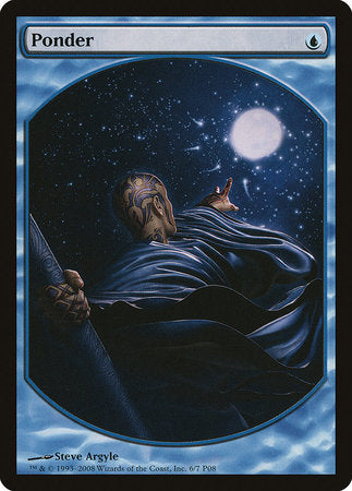 Ponder [Magic Player Rewards 2008] | Jomio and Rueliete's Cards and Comics