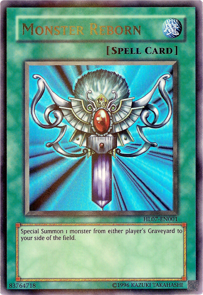 Monster Reborn [HL07-EN001] Parallel Rare | Jomio and Rueliete's Cards and Comics