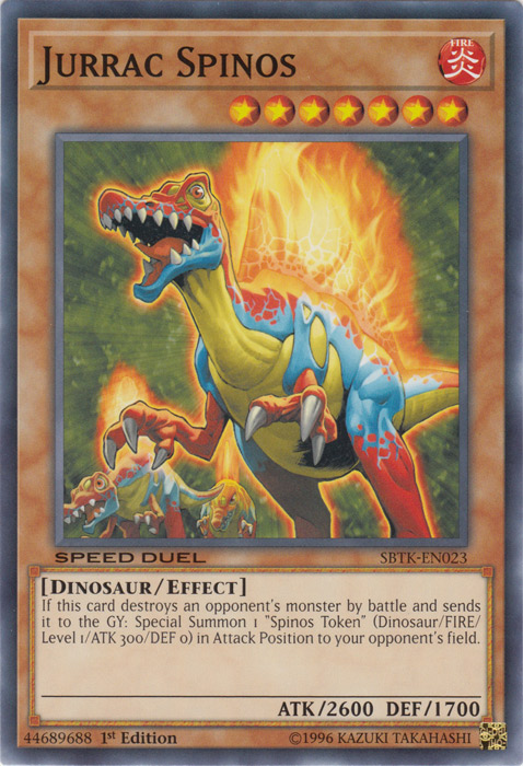 Jurrac Spinos [SBTK-EN023] Common | Jomio and Rueliete's Cards and Comics
