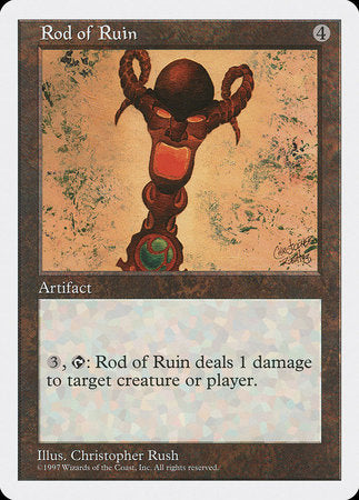Rod of Ruin [Fifth Edition] | Jomio and Rueliete's Cards and Comics