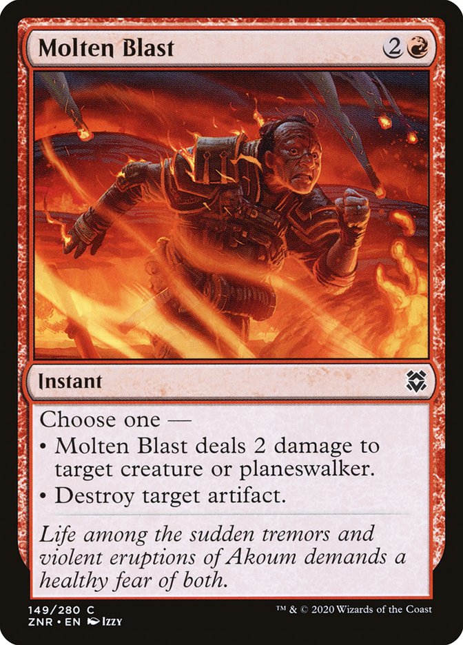 Molten Blast [Zendikar Rising] | Jomio and Rueliete's Cards and Comics