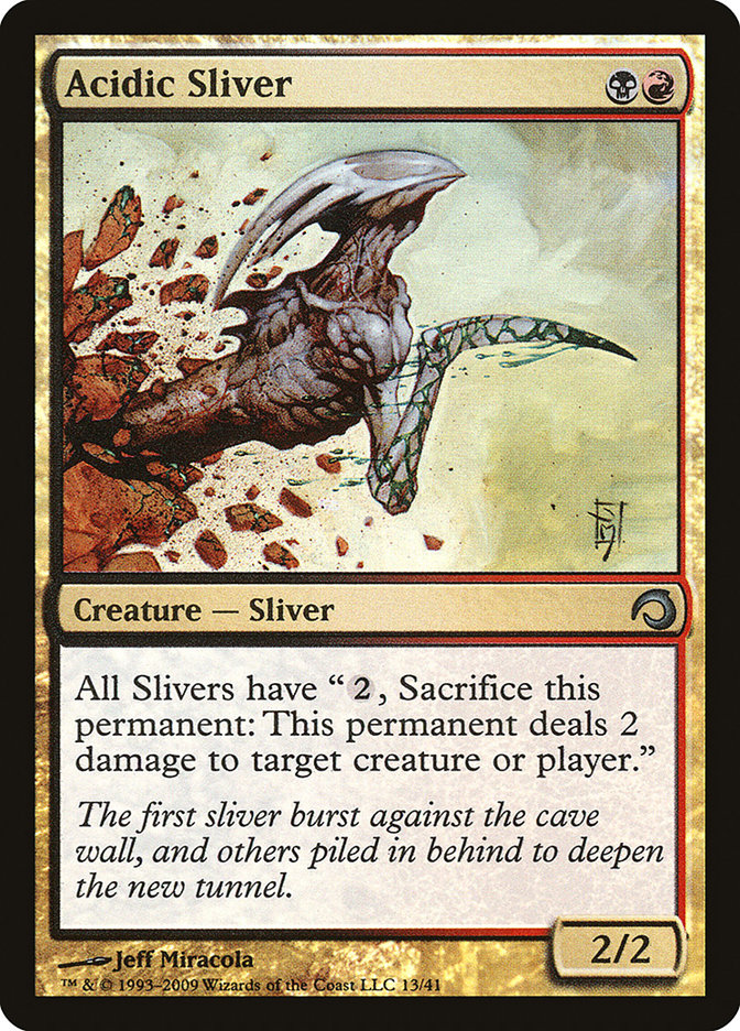 Acidic Sliver [Premium Deck Series: Slivers] | Jomio and Rueliete's Cards and Comics