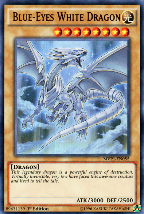 Blue-Eyes White Dragon [MVP1-EN055] Ultra Rare | Jomio and Rueliete's Cards and Comics