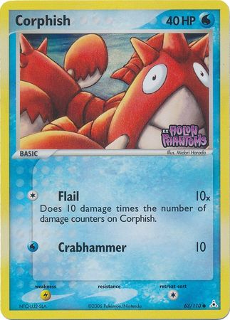 Corphish (63/110) (Stamped) [EX: Holon Phantoms] | Jomio and Rueliete's Cards and Comics