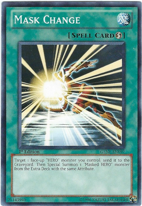 Mask Change [GENF-EN097] Common | Jomio and Rueliete's Cards and Comics