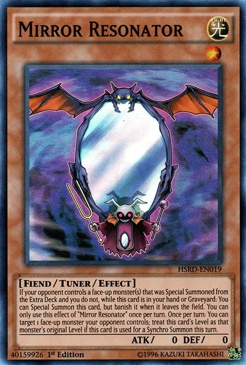 Mirror Resonator [HSRD-EN019] Super Rare | Jomio and Rueliete's Cards and Comics