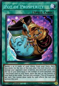 Pot of Prosperity [BLVO-EN065] Secret Rare | Jomio and Rueliete's Cards and Comics
